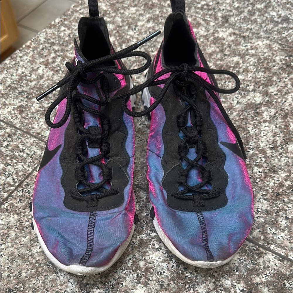 Nike Women's Vibrant Pink and Blue Athletic Shoes